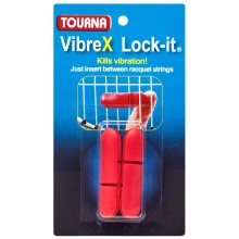 Tourna Schwingungsdämpfer Vibrex Lock On rot - 2 Stück